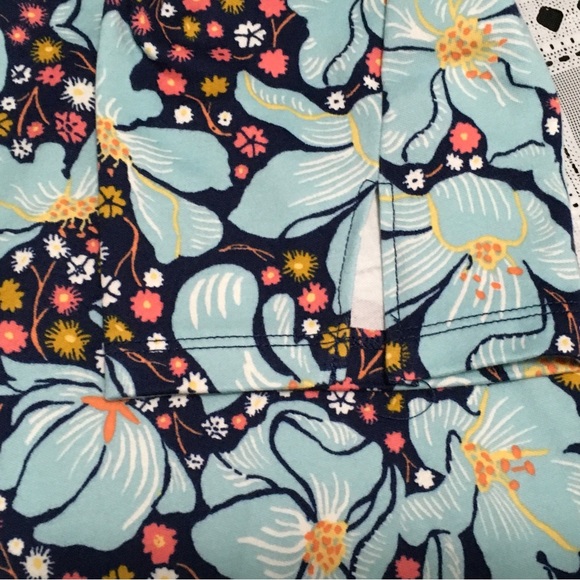 Style & Co. Womens 2X Blooming Blue Floral Printed 3/4-Sleeve Prima Cotton Top - Picture 10 of 12